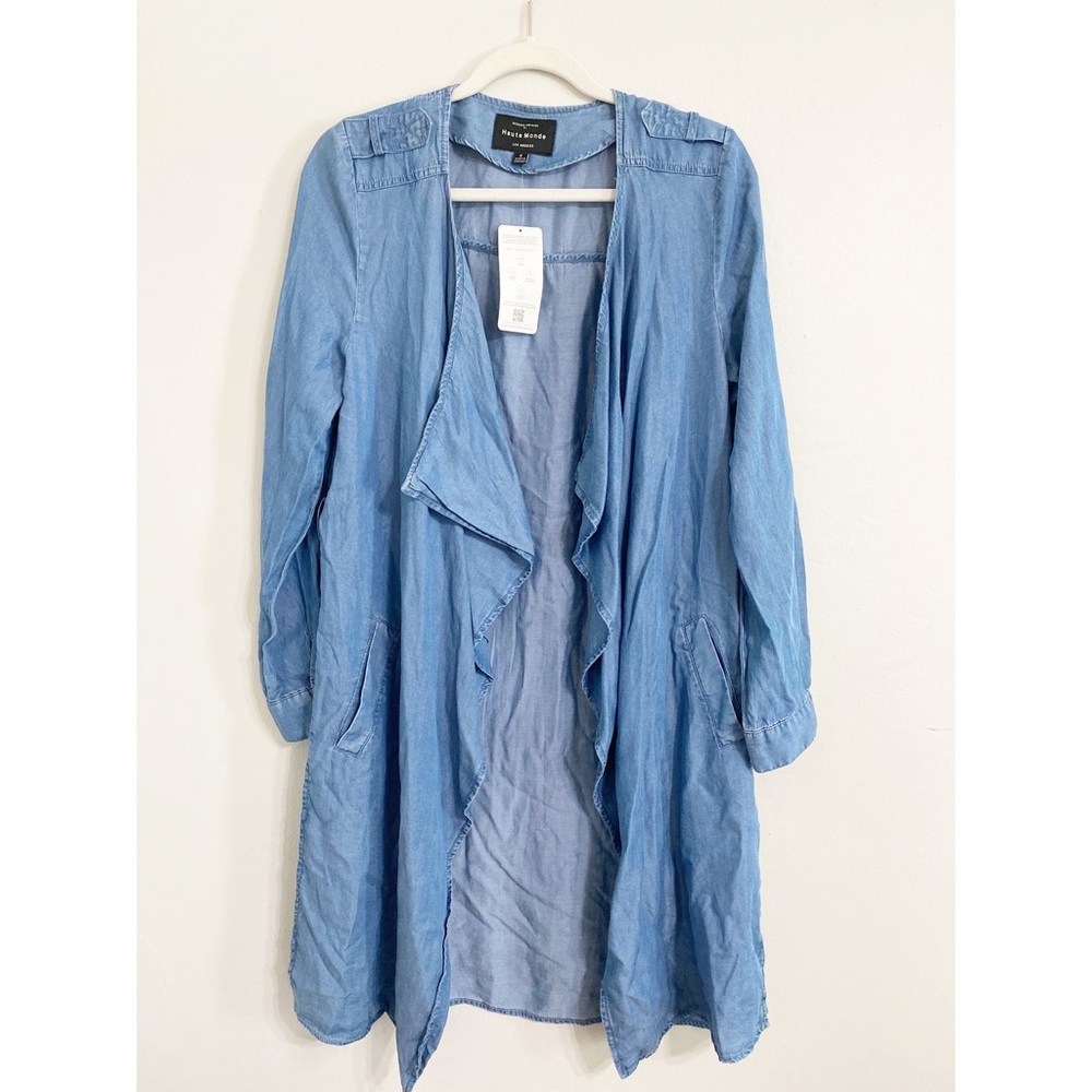 Haute Monde Jean Utility Jacket with Belt